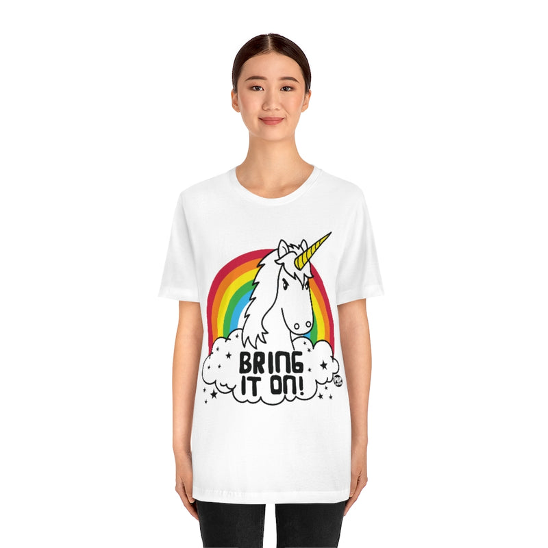 Load image into Gallery viewer, Bring It On Unicorn Unisex Tee
