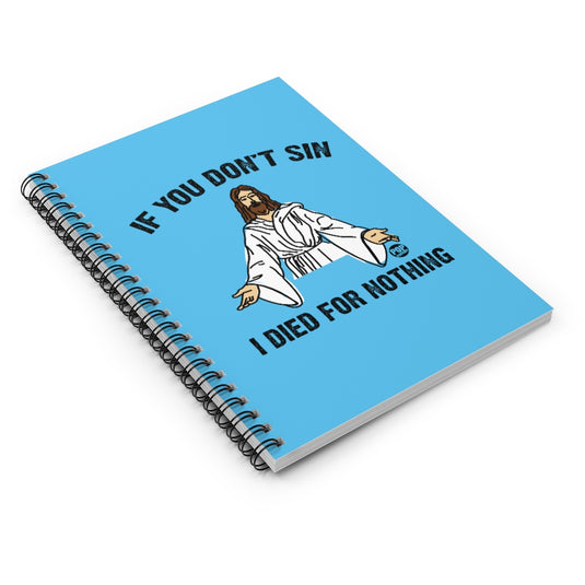 Jesus Sin Notebook