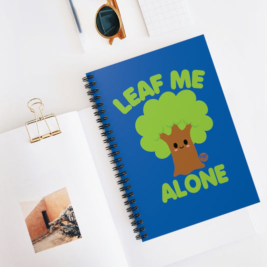 Leaf Me Alone Tree Notebook