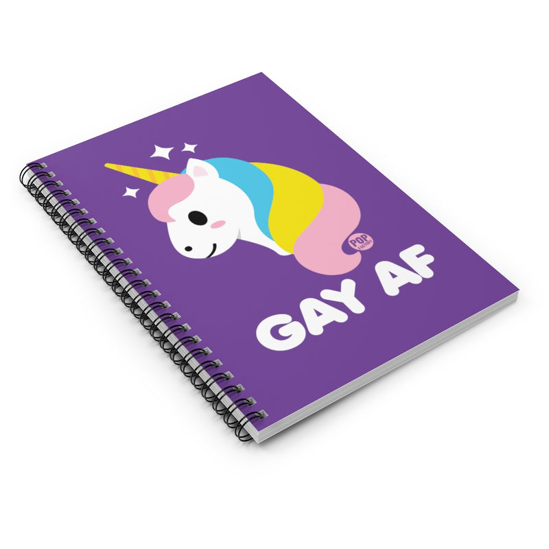 Load image into Gallery viewer, Gay AF Unicorn Notebook
