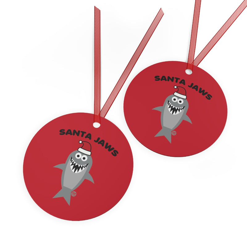 Load image into Gallery viewer, Santa Jaws Shark Ornament
