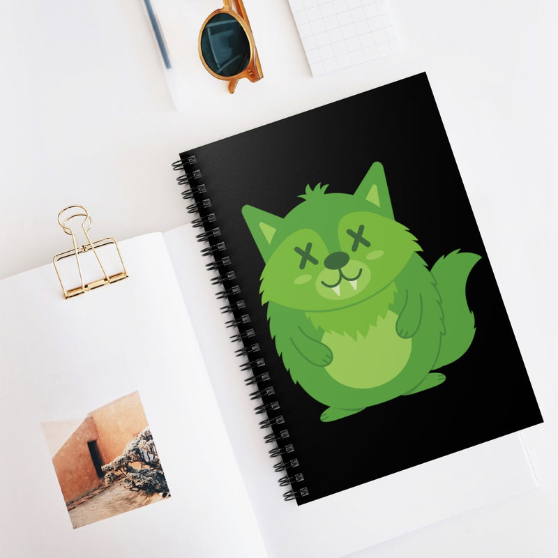 Load image into Gallery viewer, Deadimals Wolf Notebook
