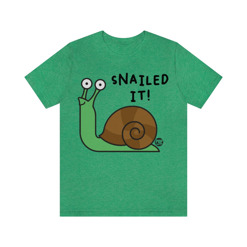 Load image into Gallery viewer, Snailed It Snail Unisex Tee

