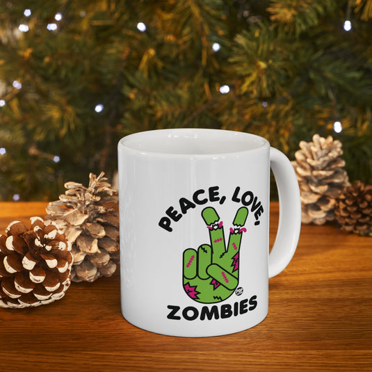 Peace Love Zombies Mug
