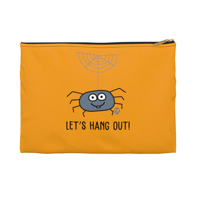Let's Hang Out Spider Zip Pouch