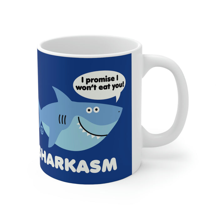 Sharkasm Coffee Mug