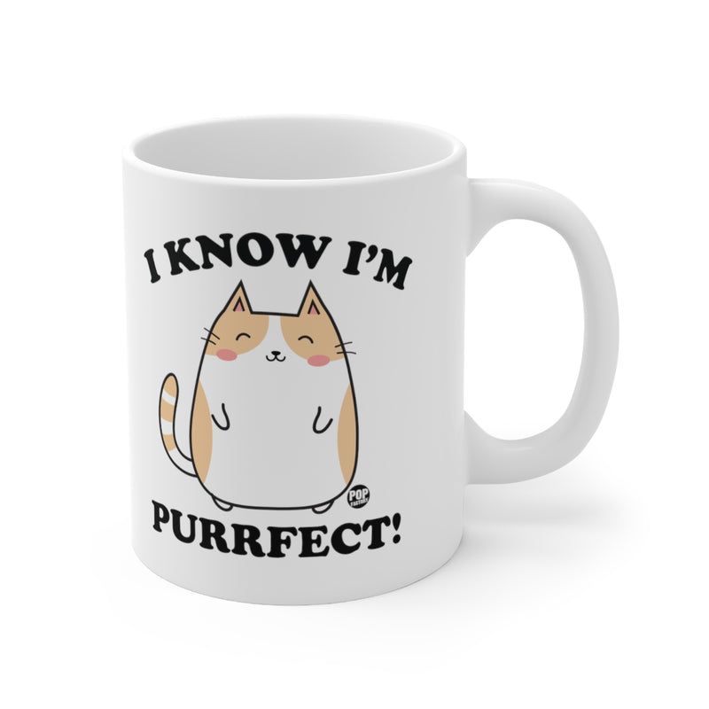 Load image into Gallery viewer, I Know I&#39;m Purrfect Mug
