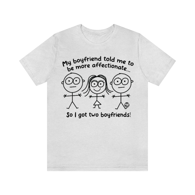 Load image into Gallery viewer, Two Boyfriends Girl Unisex Tee
