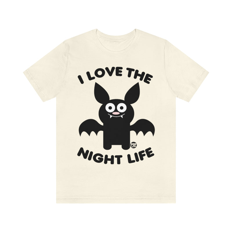 Load image into Gallery viewer, I Love Night Life Bat Unisex Tee
