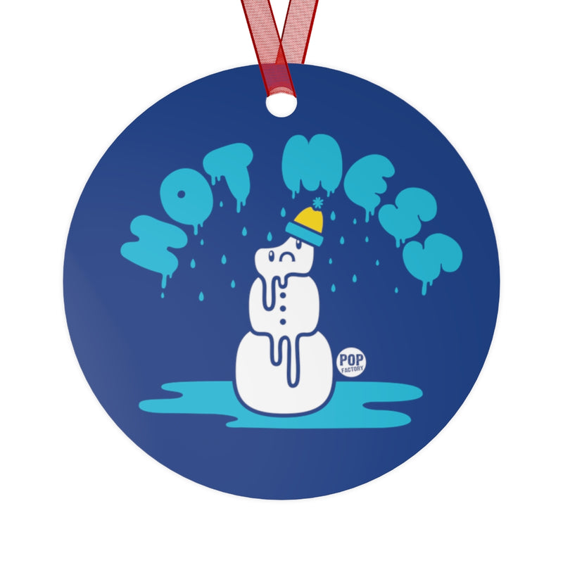 Load image into Gallery viewer, Hot Mess Snowman Ornament
