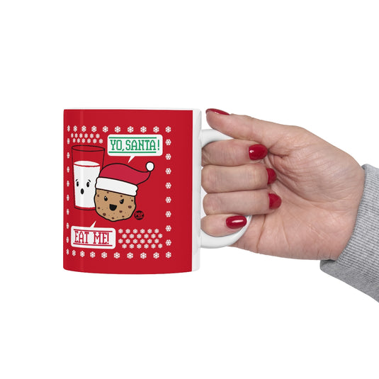 Yo Santa Eat Me Cookie Mug