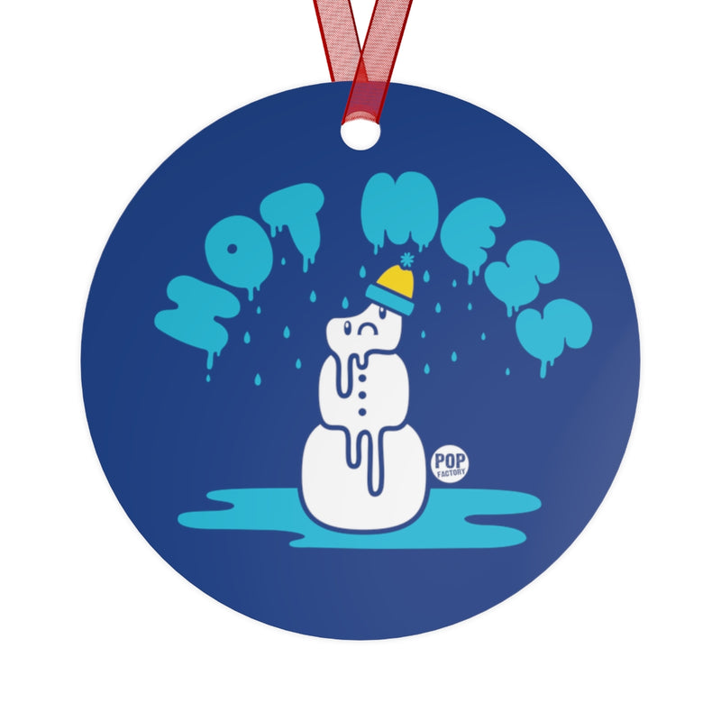 Load image into Gallery viewer, Hot Mess Snowman Ornament
