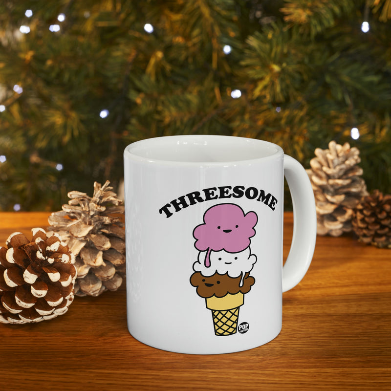 Load image into Gallery viewer, Threesome Ice cream Coffee Mug
