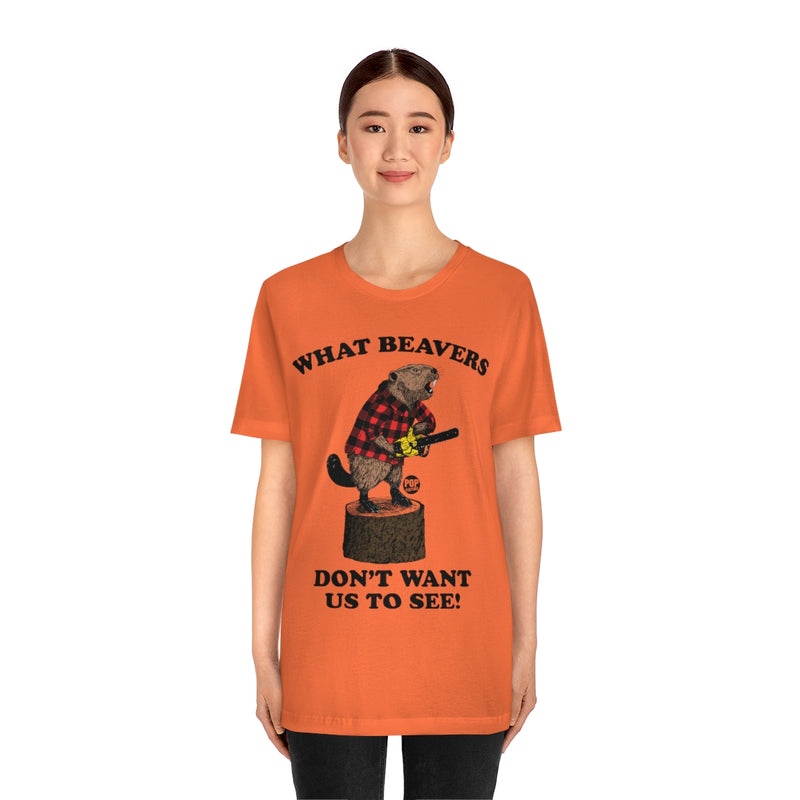 Load image into Gallery viewer, Beaver Chainsaw Unisex Tee
