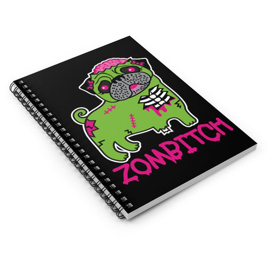 Zombitch Pug Notebook