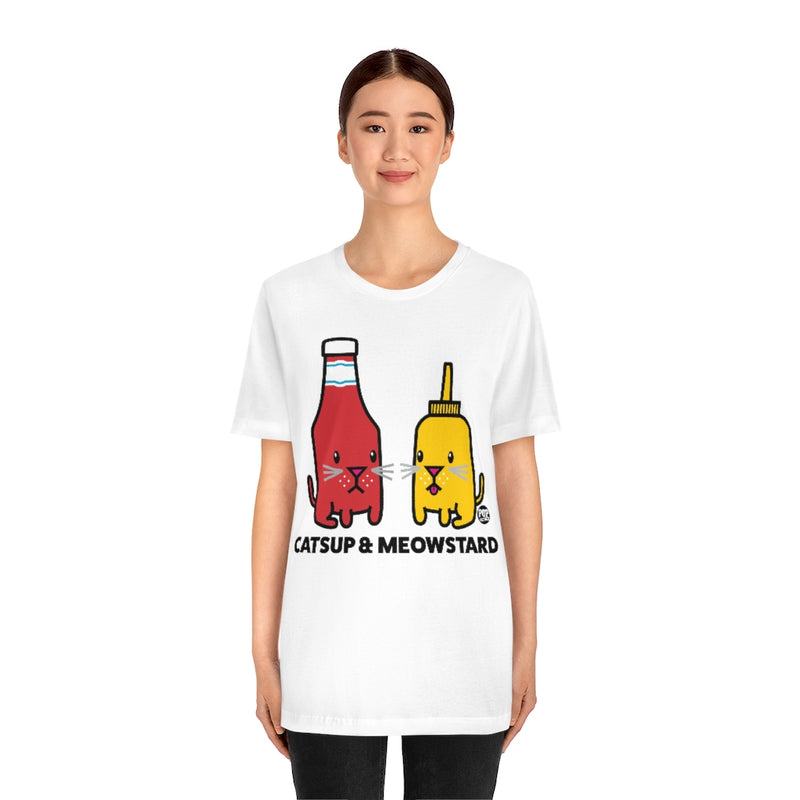 Load image into Gallery viewer, Catsup And Meowstard Unisex Tee
