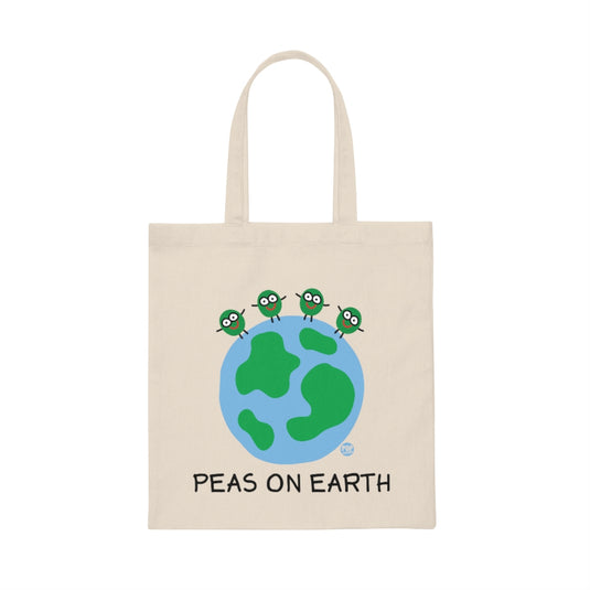 Peas On Earth Tote