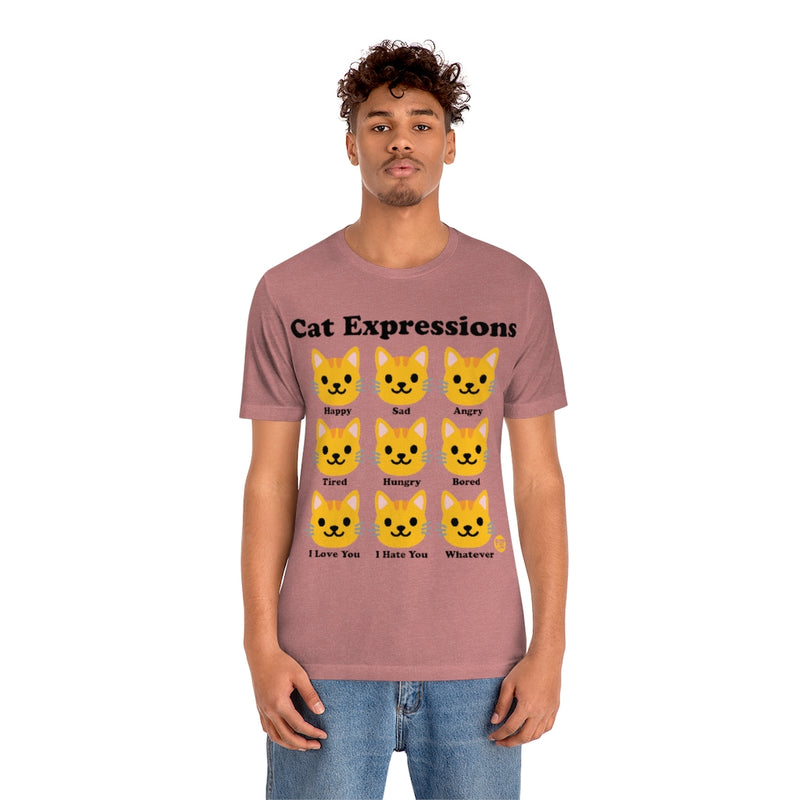 Load image into Gallery viewer, Cat Expressions Unisex Tee
