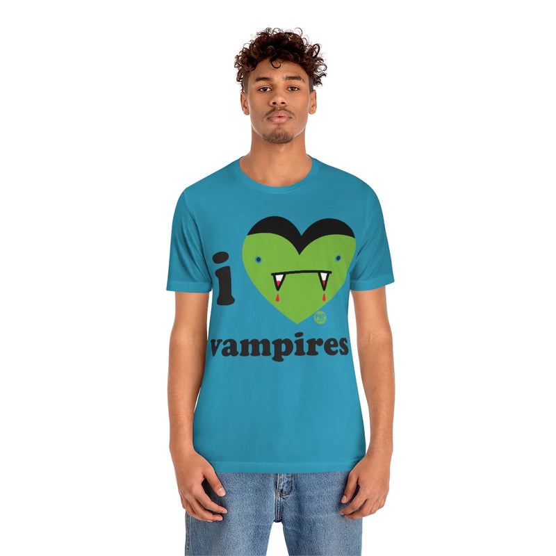 Load image into Gallery viewer, I Love Vampires Unisex Tee
