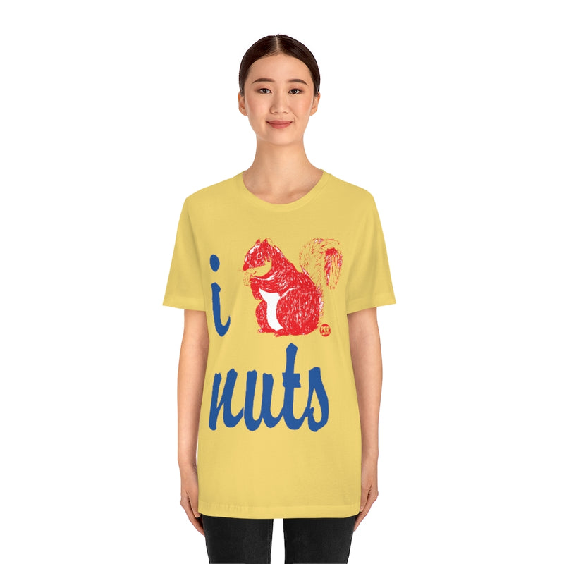 Load image into Gallery viewer, I Love Nuts Squirrel Unisex Tee
