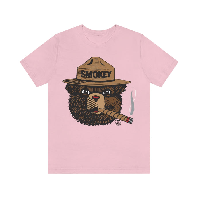 Smoking Smokey Bear Unisex Tee