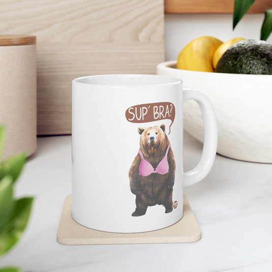 Sup Bra Bear Mug