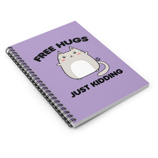 Free Hugs Cat Notebook