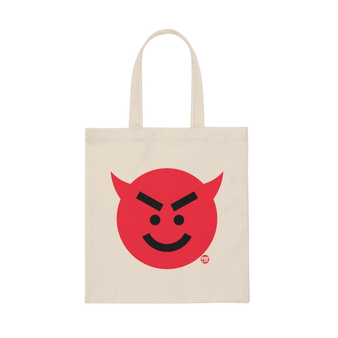 Devil Smiley Face Tote