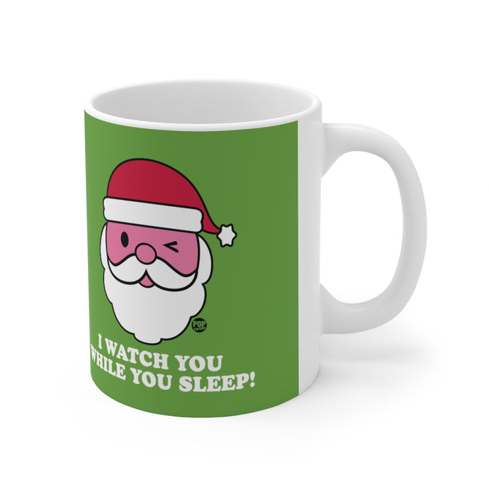 Santa Watch While You Sleep Mug