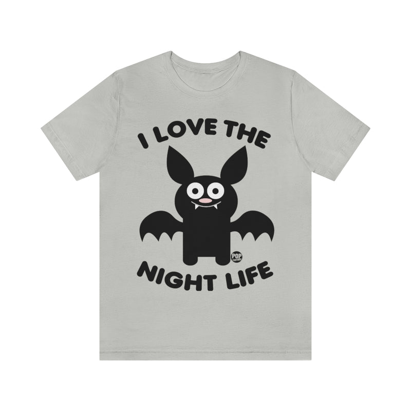 Load image into Gallery viewer, I Love Night Life Bat Unisex Tee
