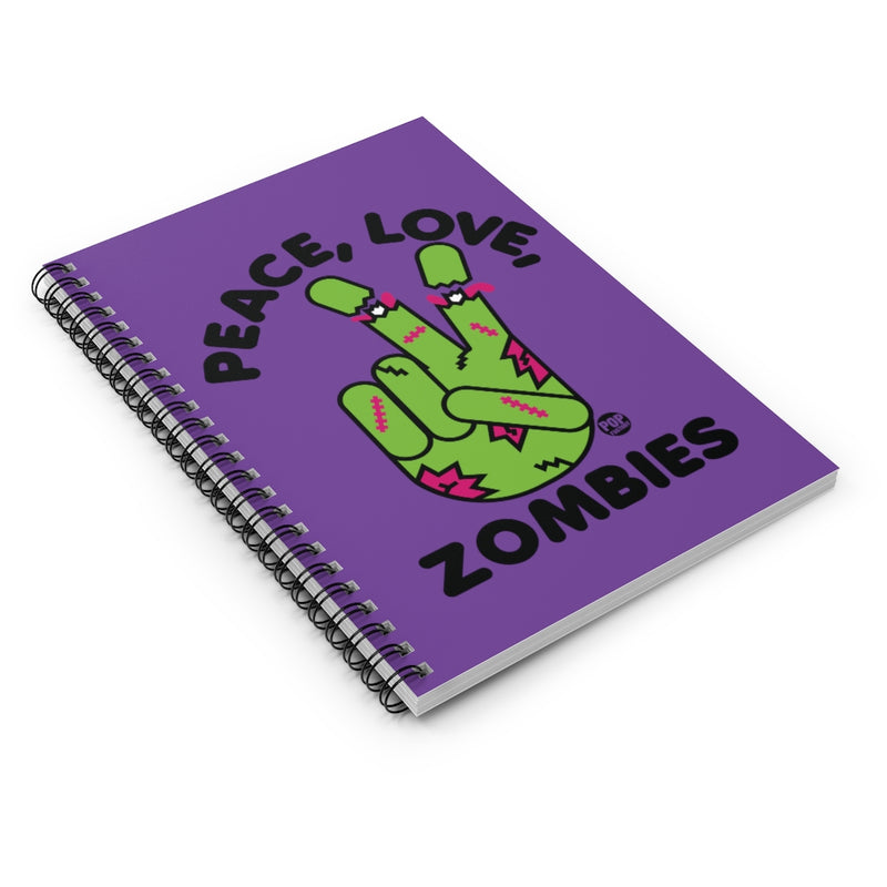 Load image into Gallery viewer, Peace Love Zombies Notebook
