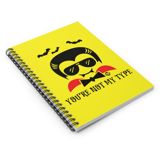 Not My Type Dracula Notebook