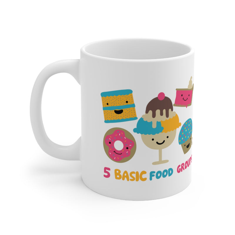 Load image into Gallery viewer, 5 Basic Food Groups Mug
