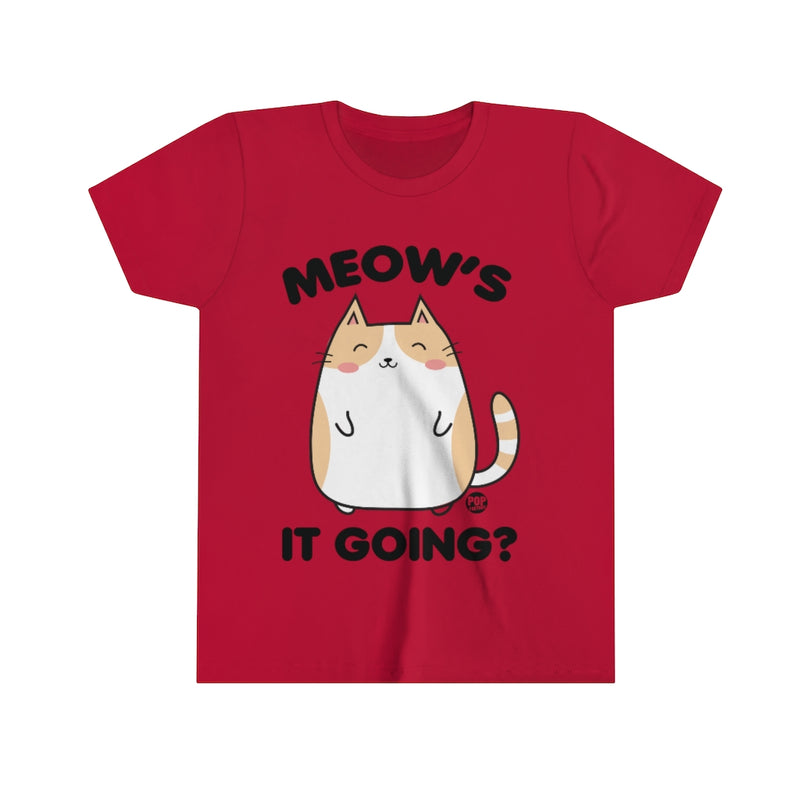 Load image into Gallery viewer, Meow&#39;s It Going Youth Short Sleeve Tee
