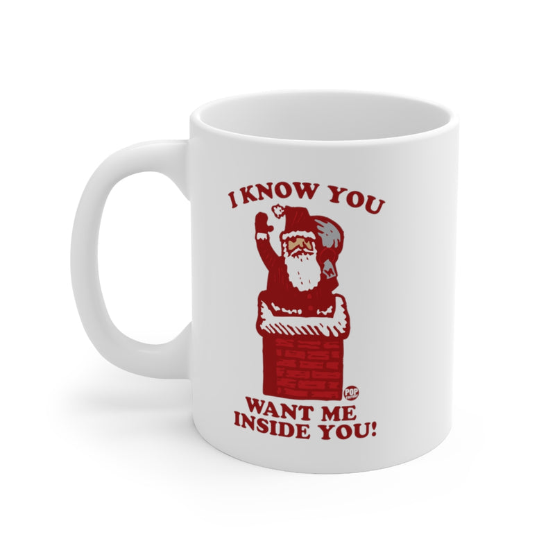 Load image into Gallery viewer, Santa Inside You Chimney Mug
