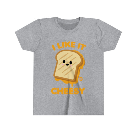 I Like It Cheesy Grilled Cheese Youth Short Sleeve Tee