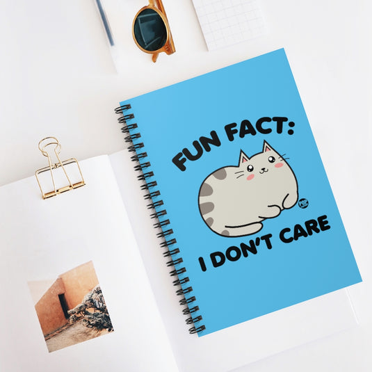 Fun Fact Cat Notebook