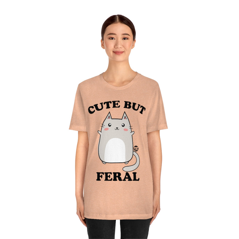 Load image into Gallery viewer, Cute But Feral Unisex Tee
