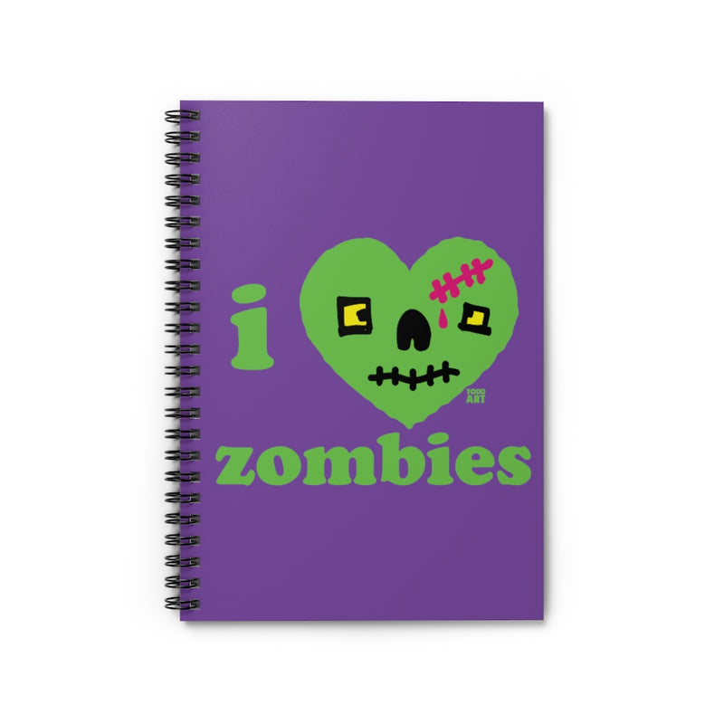 Load image into Gallery viewer, I Love Zombies Notebook
