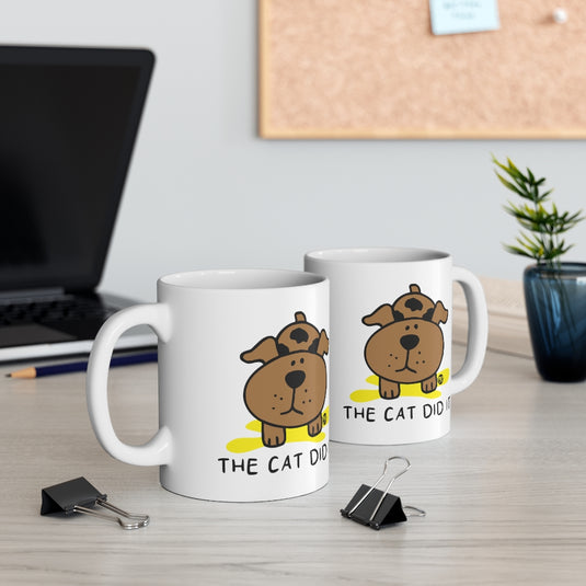 Cat Did It ! Coffee Mug