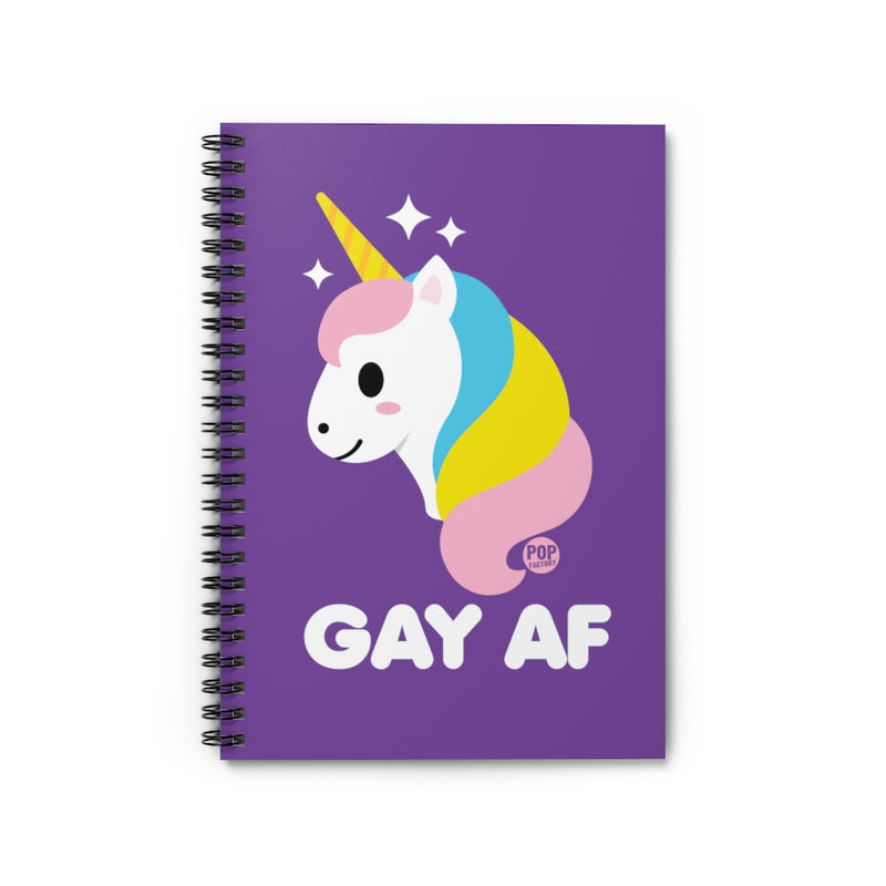 Load image into Gallery viewer, Gay AF Unicorn Notebook
