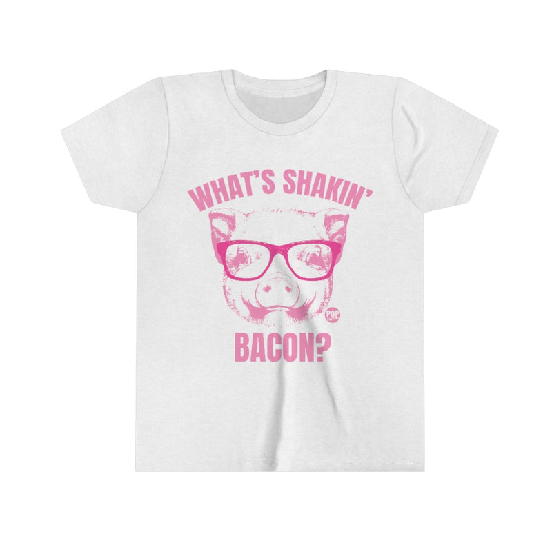 Load image into Gallery viewer, What&#39;s Shakin Bacon Pig Youth Short Sleeve Tee
