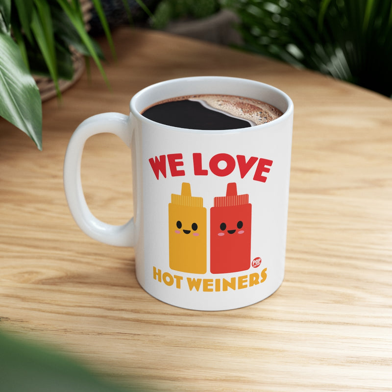 Load image into Gallery viewer, We Love Hot Weiners Mug
