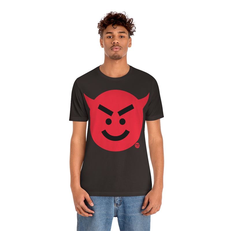 Load image into Gallery viewer, Devil Smiley Face Unisex Tee
