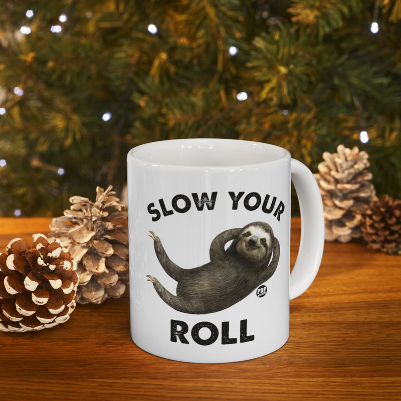 Load image into Gallery viewer, Slow Your Roll Sloth Mug
