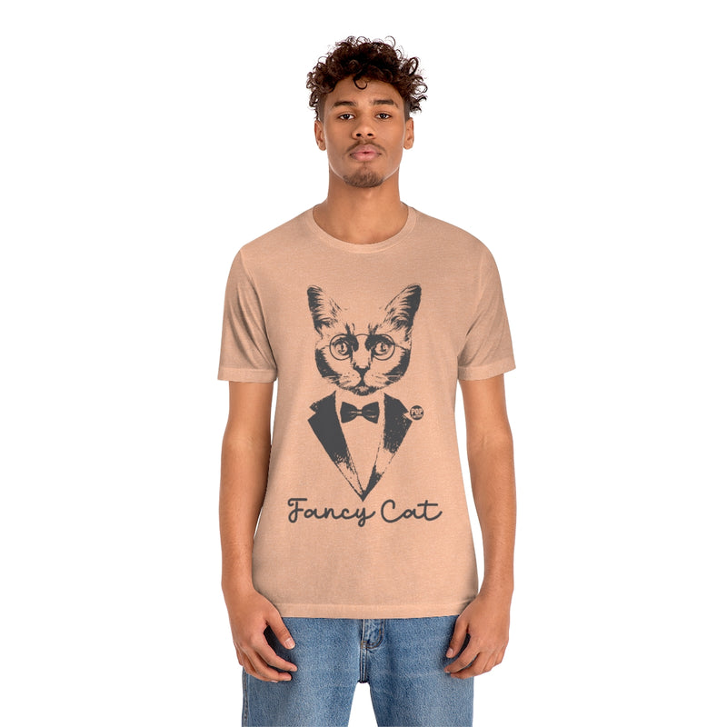 Load image into Gallery viewer, Fancy Cat Tux Unisex Tee
