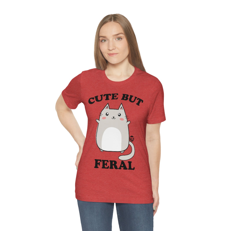 Load image into Gallery viewer, Cute But Feral Unisex Tee
