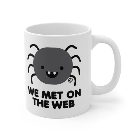 We Met On Web Spider Mug