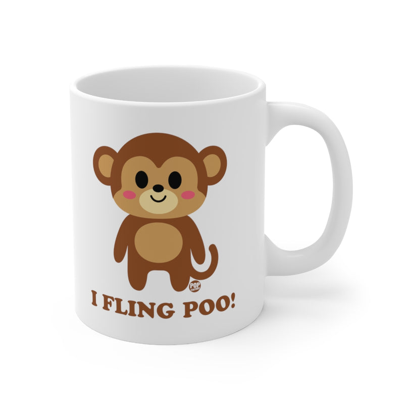Load image into Gallery viewer, I Fling Poo Monkey Mug
