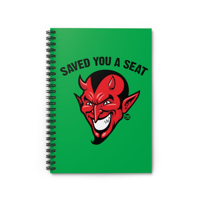 Saved You A Seat Devil Notebook